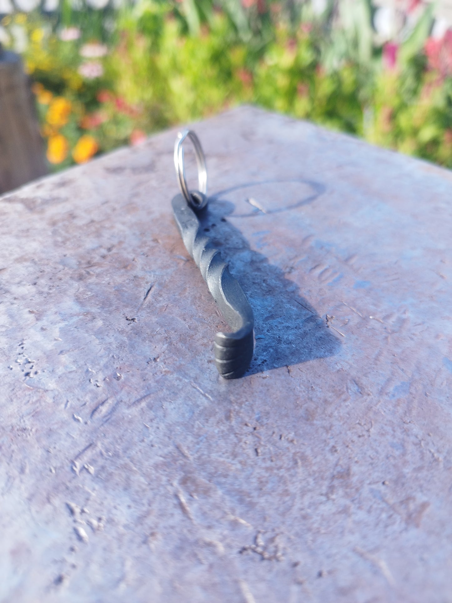 Hand-Forged Metal Bottle Opener